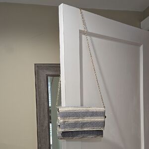 Chic Black and White Crossbody Bag